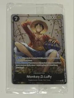 未開封×4枚】Monkey.D.Luffyモンキー・D・ルフィP-006英語版 - メルカリ