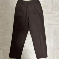 【美品】アーバンリサーチ　裏起毛　タックテーパードパンツ