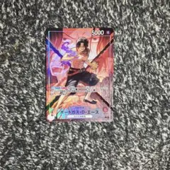 エース リーダーパラレル OP16-001 決戦の刻 ワンピースカード - メルカリ