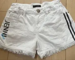 ジェニィラブ ショートパンツ 140cm 白 ホワイト JENNI love