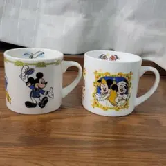 【ディズニー】ミッキー・ドナルド マグカップ 2個セット 人気キャラクター