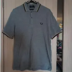 FRED PERRY ポロシャツ グレー メンズ Lサイズ　フレッドペリーのサムネイル