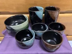 和モダン　和食器8点セット