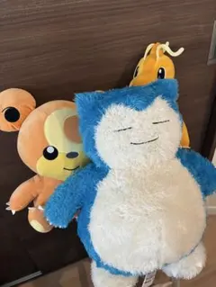 ポケモン ぬいぐるみ 3体セット カビゴン ヒメグマ カイリューのサムネイル