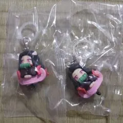 鬼滅の刃 キャラばんちょうこう めじるしマスコット 竈門禰豆子 2個セット