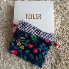 FEILER 巾着ポーチ スウィングチェリー