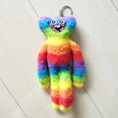 ハギーワギー ぬいぐるみ マスコット レインボー