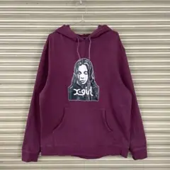 エックスガール スウェット プルオーバーパーカー プリント 裏起毛 ビッグサイズ