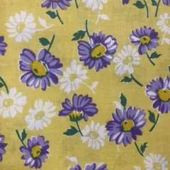 レア　希少　USAコットン　P&B Textiles レトロな花柄