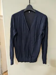 TOPVALU 長袖 カーディガン ネイビー M