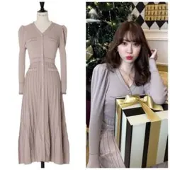 herlipto Suite Room Knit Long Dress 春服