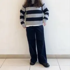 UNIQLO コーデュロイワイドパンツ