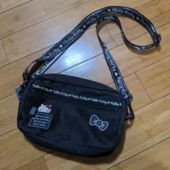 Hello Kitty ブラックショルダーバッグ