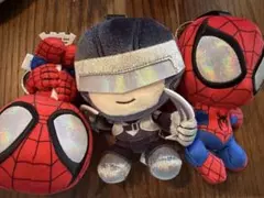 Hot Toys スパイダーマン Cosbi ぬいぐるみキーチェーン5個セット