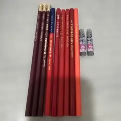 HB鉛筆✏️赤青鉛筆 赤鉛筆 色鉛筆赤オレンジ