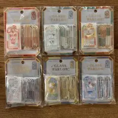 新作6種セット グラスパーラーステッカー 第二弾 クーリア ステンドグラス