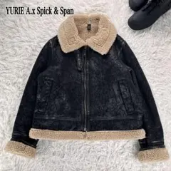 Spick and Span 阿久津ゆりえ アビエイターブルゾン 黒