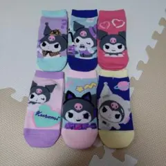 クロミちゃん柄 レディースソックス 6足セット
