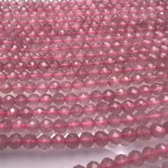 ストロベリークォーツ 3.5mm 連売り ブレスレット2本分