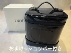 ①✩✩✩Dior 디올 에나멜 버니티 파우치 블랙 한정 ✩✩✩