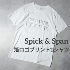 ★25SS★Spick&Span 箔ロゴプリントTシャツのサムネイル