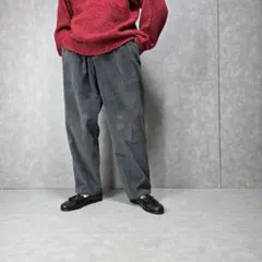 CLAIBORNE クレイボーン ヴィンテージ 太畝コーデュロイパンツ ワイド 古着 リズクレイボーン Liz Claiborne 太畝 ツータック コーデュロイ