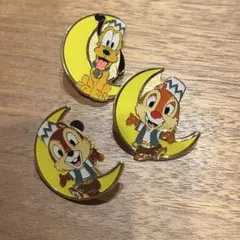 ディズニー　ピンバッジ　ピン　チップ&デール　プルート