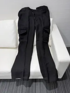 エンポリオアルマーニ ブラックカーゴパンツのサムネイル