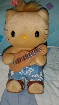 ハローキティ ぬいぐるみ ハワイアン ウクレレ