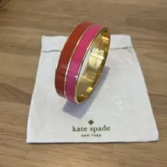 kate spade ピンクオレンジバングル