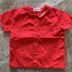 ミキハウス 赤 シャツ 80サイズ