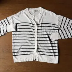 hareiro ボタン付きカーディガン L uv加工