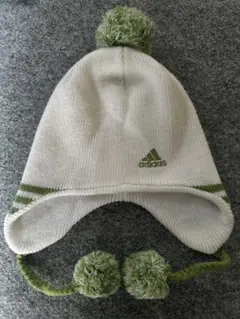 adidas ニット帽 ポンポン付き OSFZ