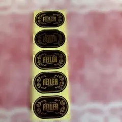 FEILER オーバル型ステッカー 5枚セットのサムネイル