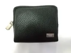 TAKEO KIKUCHI ブラック　レザー　コインケース