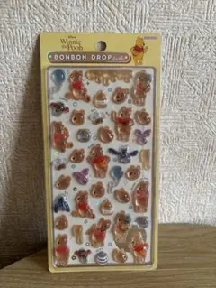 ボンボンドロップシール　ディズニー　くまのプーさん　正規品