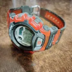 G-SHOCK DW-004 レッドグミ　電池新品交換済