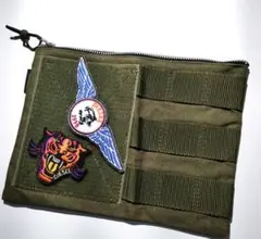 ​【希少・美品】DIESEL ディーゼル ミリタリーポーチ ワッペン2種付き