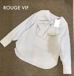 ROUGE VIF ルージュヴィフ　定価¥24,200 コットンリボンブラウスのサムネイル