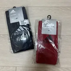 アディダス　サッカーソックス靴下　19.0 KXXL 新品　ブラック　レッド