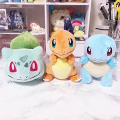 ポケモン フシギダネ ヒトカゲ ゼニガメ ぬいぐるみ