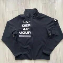 UNDER ARMOUR 長袖 ウインドブレーカー　ブラック　YLG150