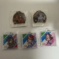 ウマ娘　ファミマコラボアクリルキーホルダー3種&ボスジャン型PVCチャーム