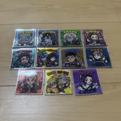 鬼滅の刃マンチョコ ビックリマンシール コラボ 10枚セット