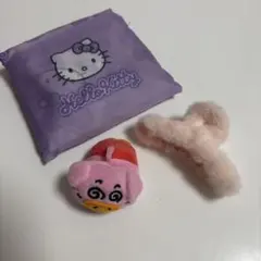 ハローキティ トートバッグとヘアークリップセット