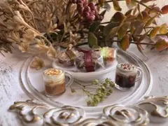 ミニチュアスイーツ ✽ ラッピング【カット】パウンドケーキ セット