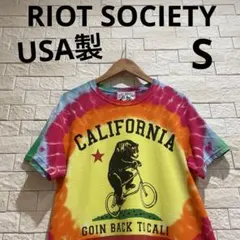 RIOT SOCIETY ライオットソサエティ メンズ　半袖Tシャツ　サイズS