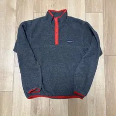 Patagonia シンチラスナップT 三角タグ　グレー/レッド