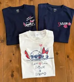 スティッチ バスケットボール Tシャツ　150　160　３枚セット