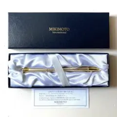 新品 未使用 MIKIMOTO 箱付き ボールペン 真珠付き ミキモトのサムネイル